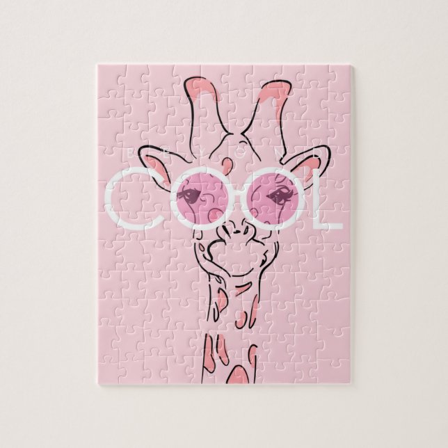 Puzzle Giraffe animale (Vertical)