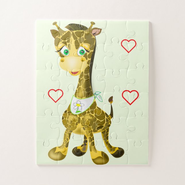Puzzle Giraffe Baby (Vertical)