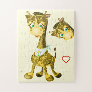 Puzzle Giraffe Bébé mignonne