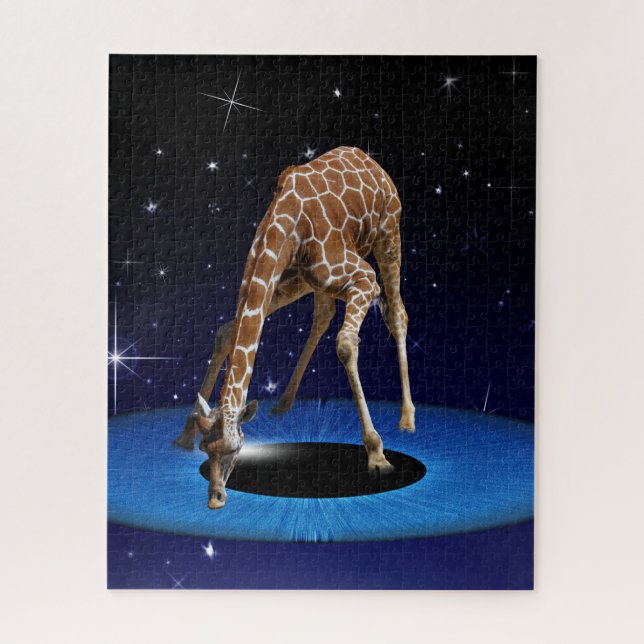 PUZZLE GIRAFFE COSMIQUE (Vertical)