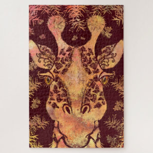 Puzzle Giraffe - Dessin Collection d'Art -