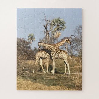 Puzzle "Giraffe Love in Action Tanzanie
