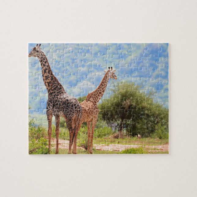 Puzzle Giraffes (Horizontal)