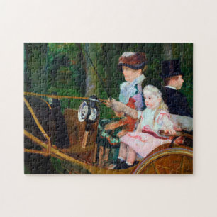 Puzzle Girl Riding a Carrie, Mary Cassatt