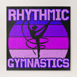 Puzzle Girls Distressed Rhythmic Gymnastics 