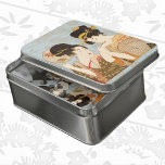 Puzzle Girls geisha japonaises vintages en Kimonos<br><div class="desc">Illustration vintage image de la vie quotidienne avec deux belles femmes, des artistes japonaises traditionnelles appelées Geisha girls (geiko ou geigi) dont le travail est principalement de divertir les clients masculins. Ils agissent en tant qu'hôtesses et leurs compétences comprennent la prestation de divers arts japonais tels que la musique classique,...</div>