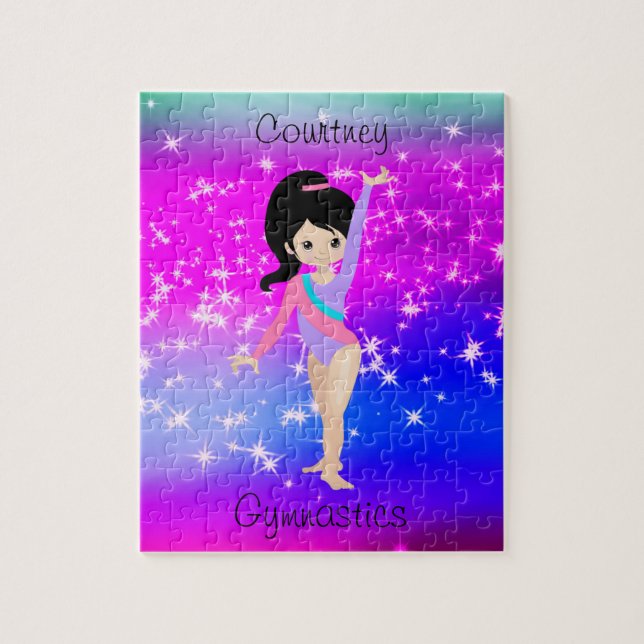 Puzzle Girls Gymnastique Sparkle Gymnaste en Léotard (Vertical)