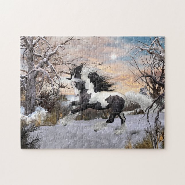 Puzzle gitan de cheval de Vanner (Horizontal)
