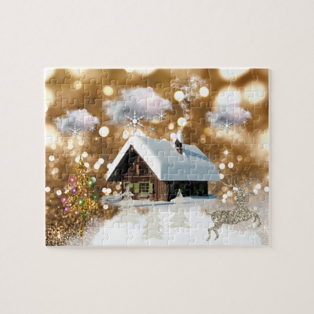 Puzzle Gîte de neige (Horizontal)