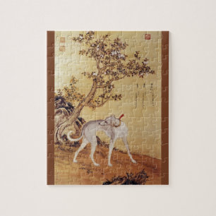 Puzzle ~Giuseppe Castiglione~ de lévrier de ~ de 苍水
