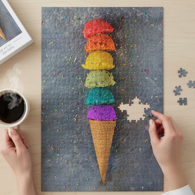 Puzzle Glace arc-en-ciel d'été (Créateur téléchargé)