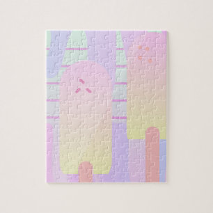 Puzzle Glace au Lait Goutte Pastel
