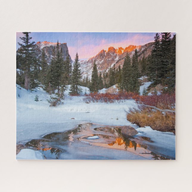Puzzle Glace et neige | Estes Park, Colorado (Horizontal)