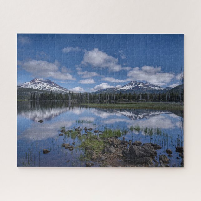 Puzzle Glace et neige | Lac Sparks, Oregon (Horizontal)