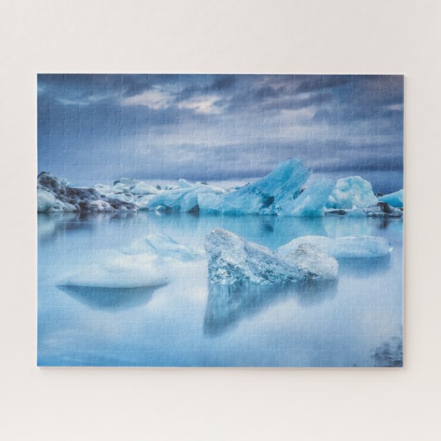Puzzle Glace et neige | Lagune Jokulsarlon, Islande (Horizontal)