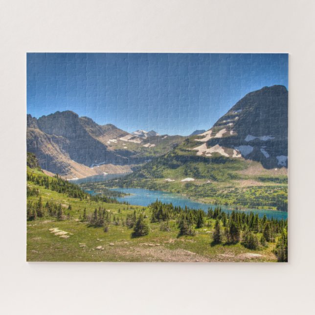 Puzzle Glace et neige | Parc national des Glaciers, Monta (Horizontal)