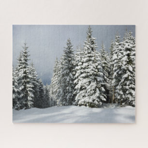 Puzzle Glace et neige   Pine Woodland, Autriche