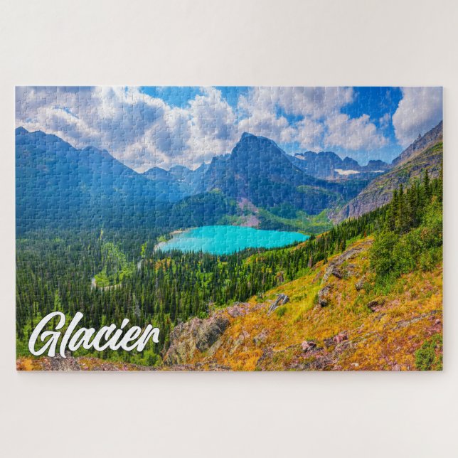 Puzzle Glacier National Park, Montana, United States (Horizontal)
