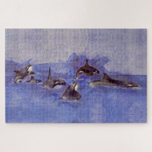 Puzzle Glacier Orca Tueur Whales