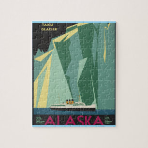 Puzzle "Glacier Taku, Greenwood, 1910-1959"