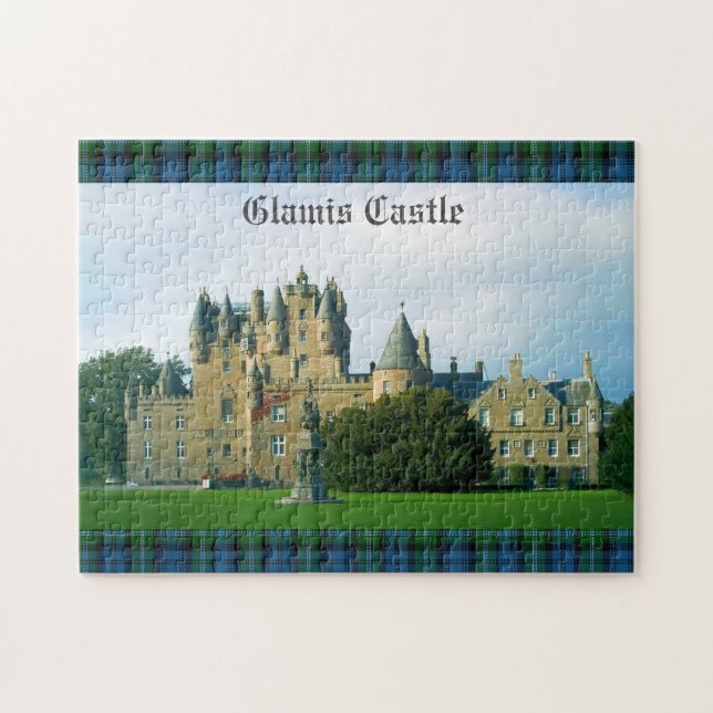 Puzzle Glamis Castle Angus Scotland Pittoresque (Horizontal)