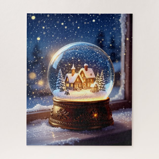 Puzzle Globe des neiges Wonderland (Vertical)