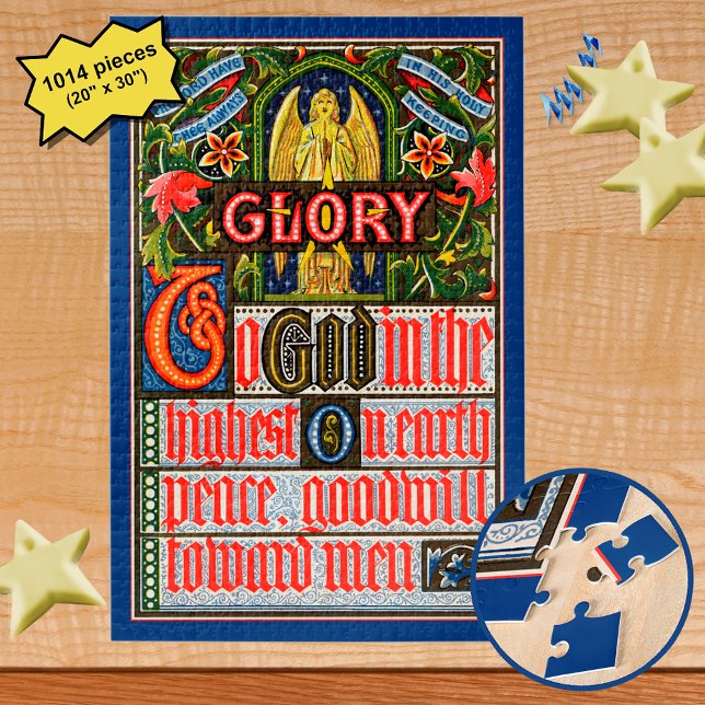 Puzzle Gloire à Dieu au plus haut... (Créateur téléchargé)