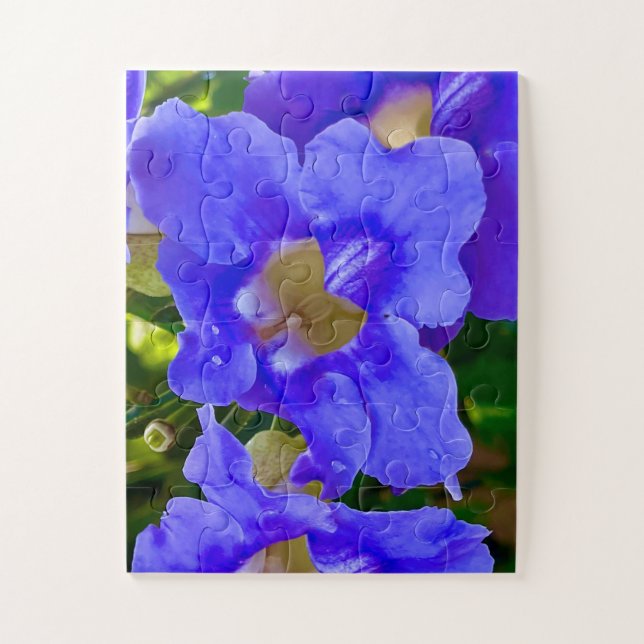 Puzzle Gloire de Thunbergia Bleue (Vertical)