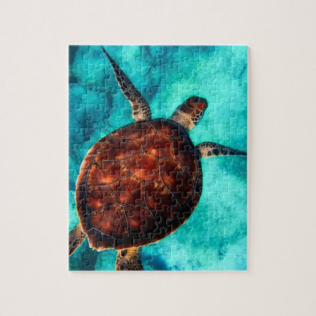 Puzzle Glorieuse tortue de mer (Vertical)