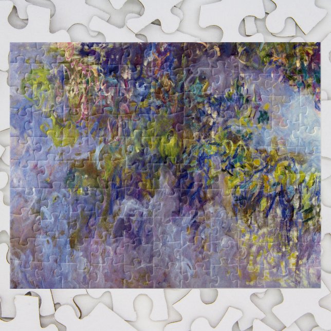 Puzzle Glycines (moitié gauche) de Claude Monet (Créateur téléchargé)