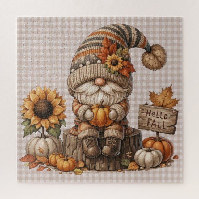 Puzzle Gnome Automne (Vertical)