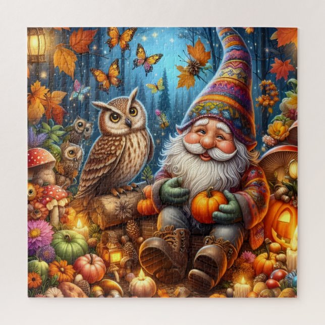 Puzzle Gnome d'Automne (Vertical)