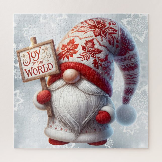 Puzzle Gnome de Noël (Vertical)