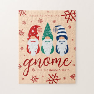 Puzzle Gnome de Noël Hygge pour les fêtes de neige