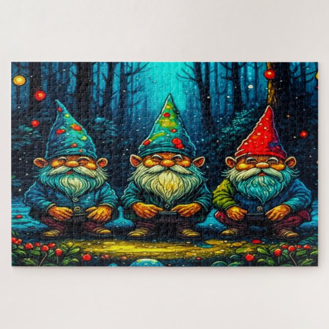 Puzzle gnome forestier (Horizontal)