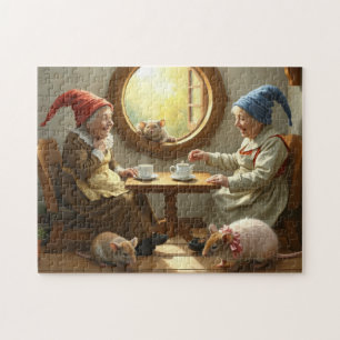 Puzzle Gnome Tea Party