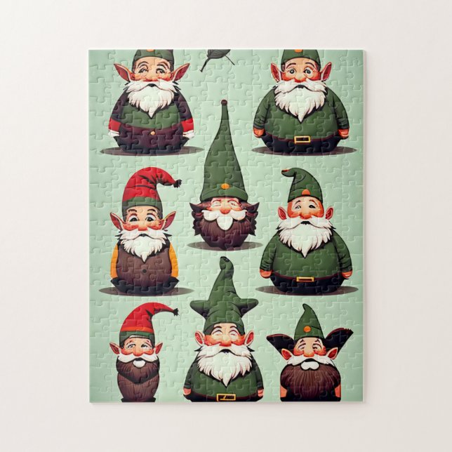 Puzzle Gnomes unique - 252 pièces (Vertical)
