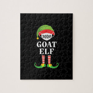 Puzzle Goat Elf Matching Christmas