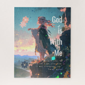 Puzzle God is With Me - Christian Vintage Retro Anime