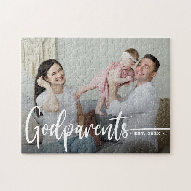 Puzzle Godparents garde photo moderne (Horizontal)
