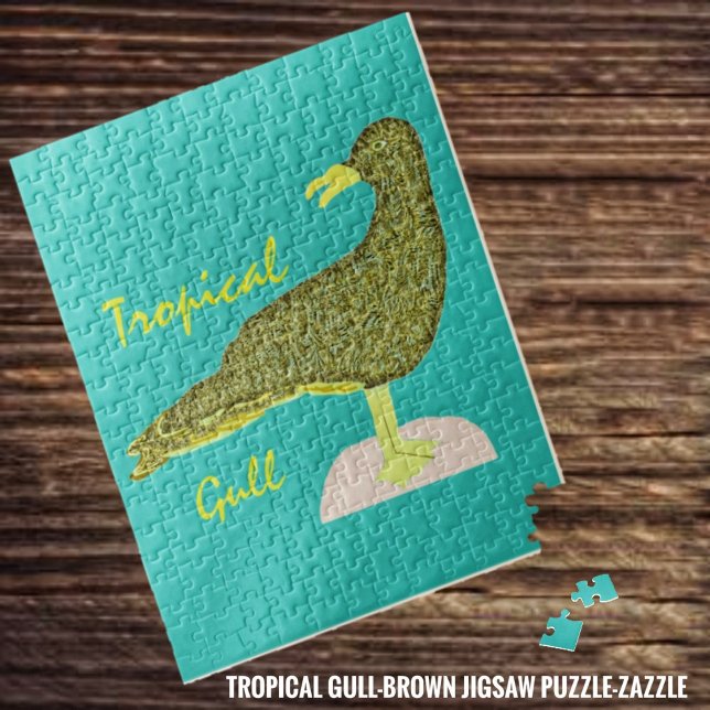 Puzzle Goéland tropical Brown (Créateur téléchargé)