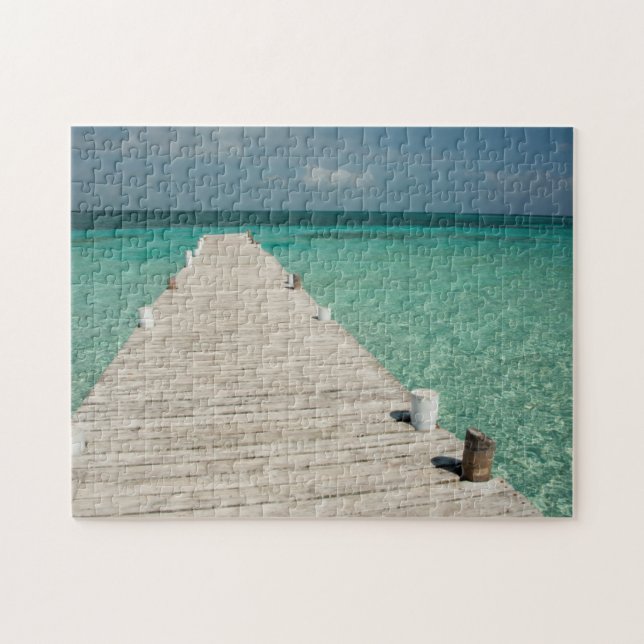 Puzzle Goff Caye, une île populaire de la barrière de cor (Horizontal)
