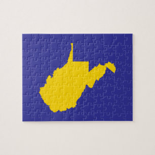 Puzzle Gold et Blue West Virginia