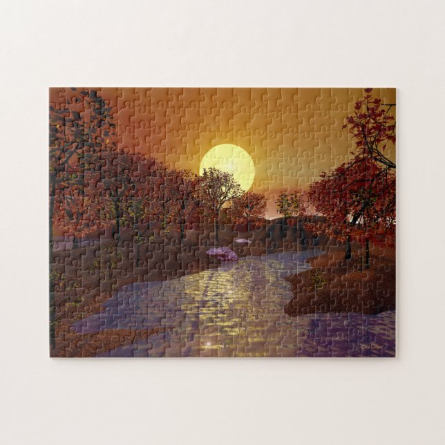 Puzzle Gold Linger - Scène d'automne (Horizontal)
