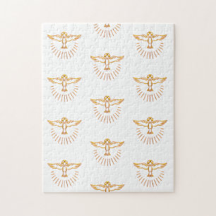 Puzzle Golden 3-D Look Ascent of The Holy Spirit