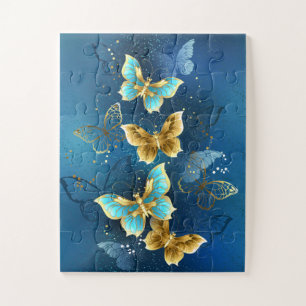 Puzzle Golden butterflies