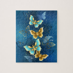 Puzzle Golden butterflies