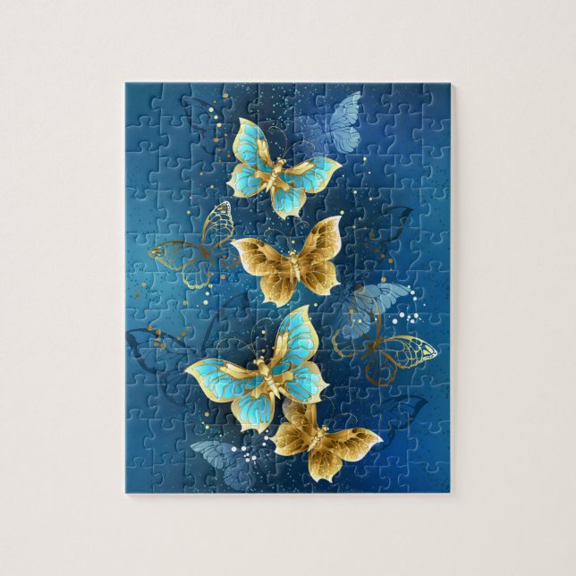 Puzzle Golden butterflies (Vertical)