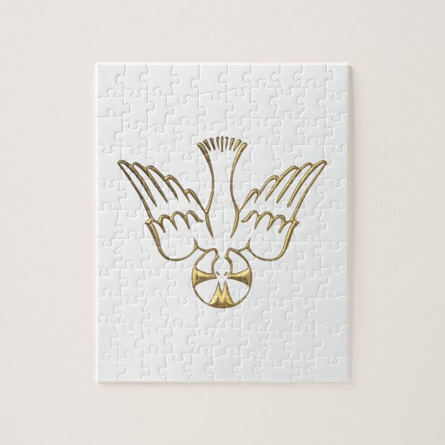 Puzzle Golden Descent du symbole de l'esprit de bois (Vertical)