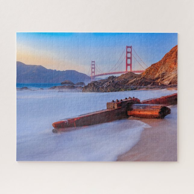 Puzzle Golden Gate Bridge à San Francisco, Baker Beach (Horizontal)